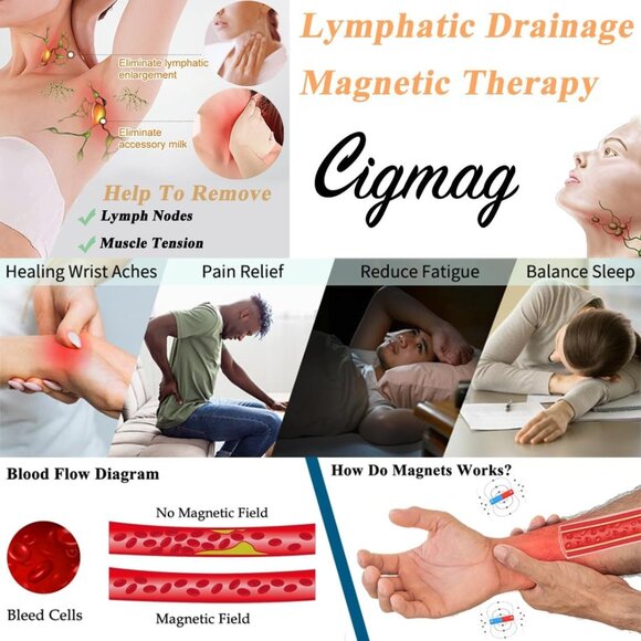 Elegant Adjustable Copper Magnetic Bracelet for Women - Ultra Strength & Style - Picture 2 of 9